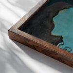 Doppelportrait 1928 Andreas Walser close up dark wood mockup