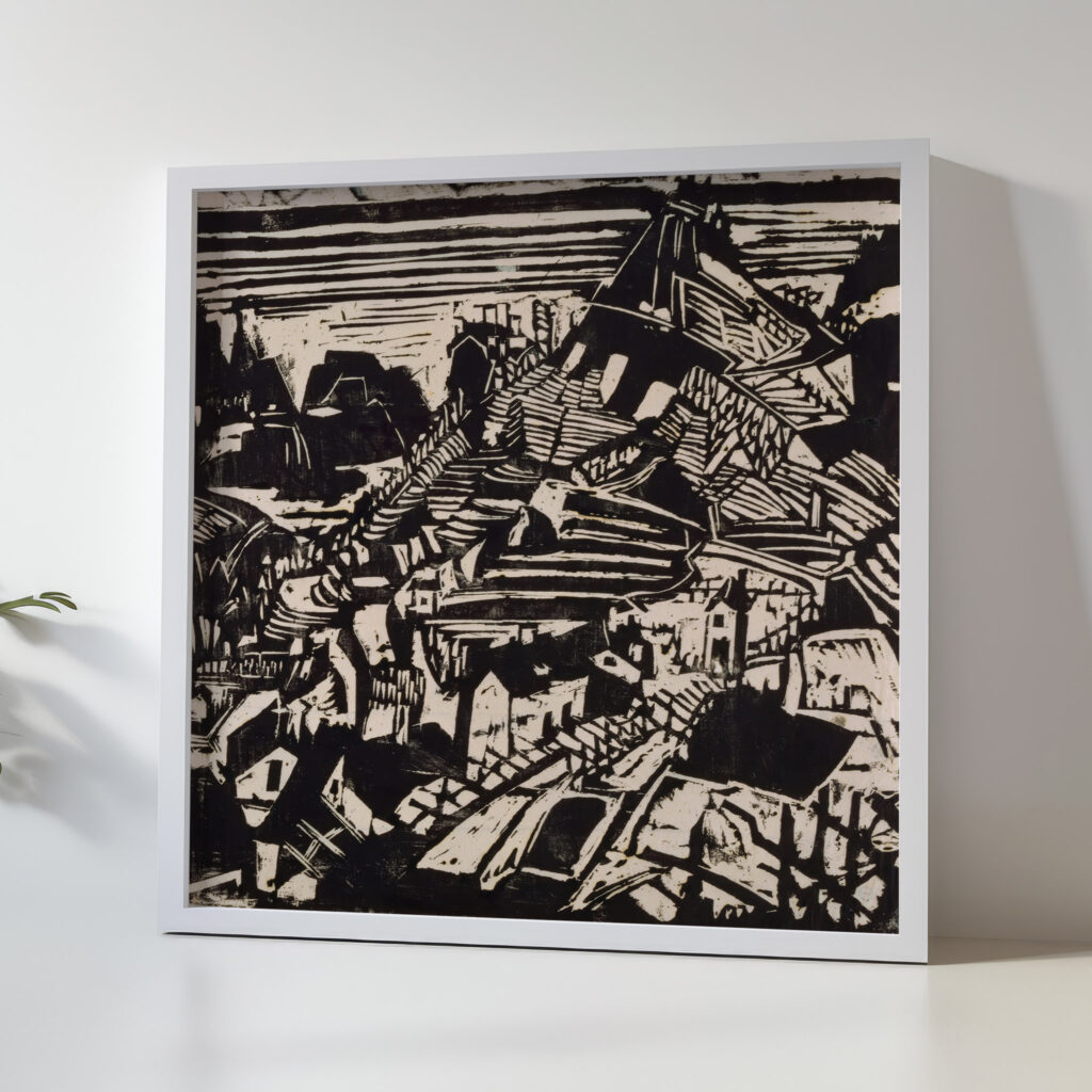 Dorf im Tessin 1925 Albert Muller 5 mockup