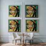 Drehende Tanzerin 1931 Ernst Ludwig Kirchner framed posters mockup