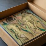 Drei Akte im Wald 1928 Ernst Ludwig Kirchner video mockup