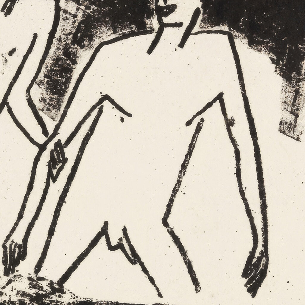 Drei Akte im Wasser Moritzburg 1910 Ernst Ludwig Kirchner 8 mockup