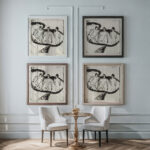 Drei Akte im Wasser Moritzburg 1910 Ernst Ludwig Kirchner framed posters mockup