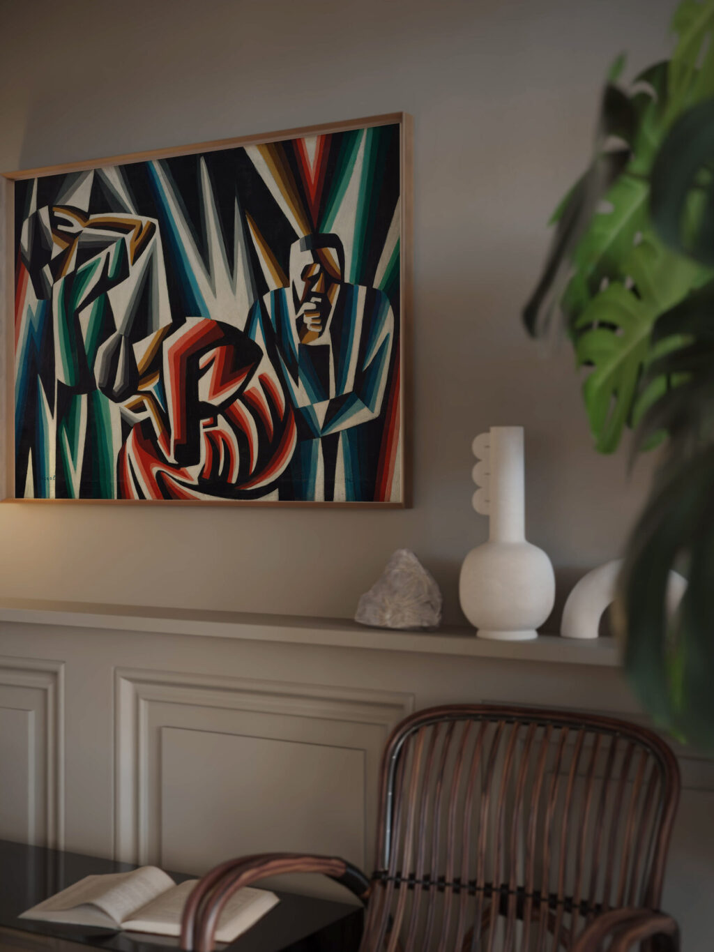 Drei Figuren 1922 Arthur Segal video mockup