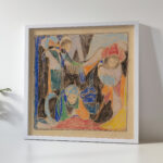 Drei Figuren in Landschaft 1920 Adolf Holzel 5 mockup
