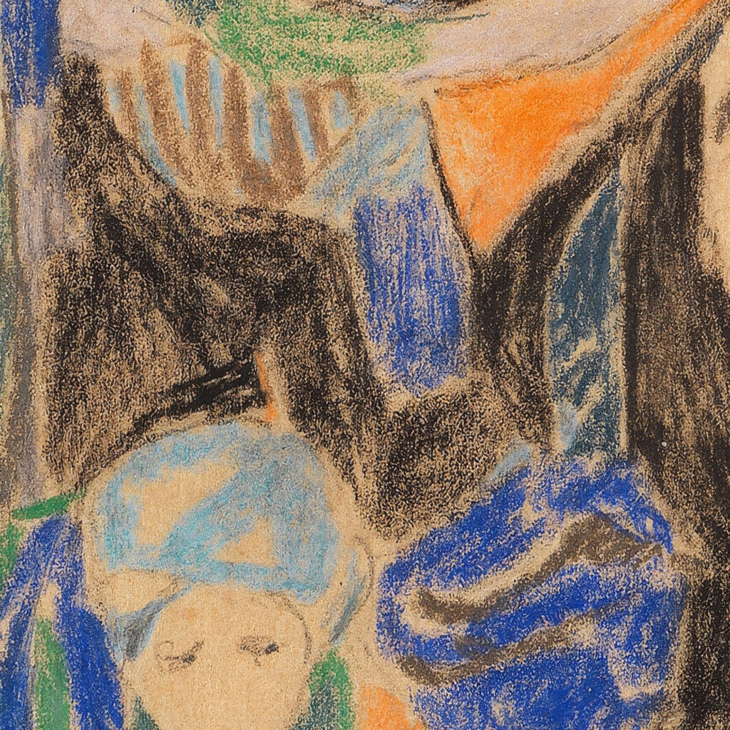 Drei Figuren in Landschaft 1920 Adolf Holzel 8 mockup