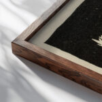 Drengeportraet 1932 Henry Nielsen close up dark wood mockup