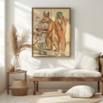 Dressierte Baren 1932 Max Beckmann 5 mockup Dressierte Baren 1932 Max Beckmann 5 mockup