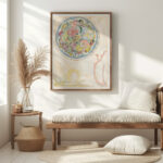 Drie ontwerpen voor aardewerkdecoratie voor schotel 1918 03 15 Theo Colenbrander 5 mockup