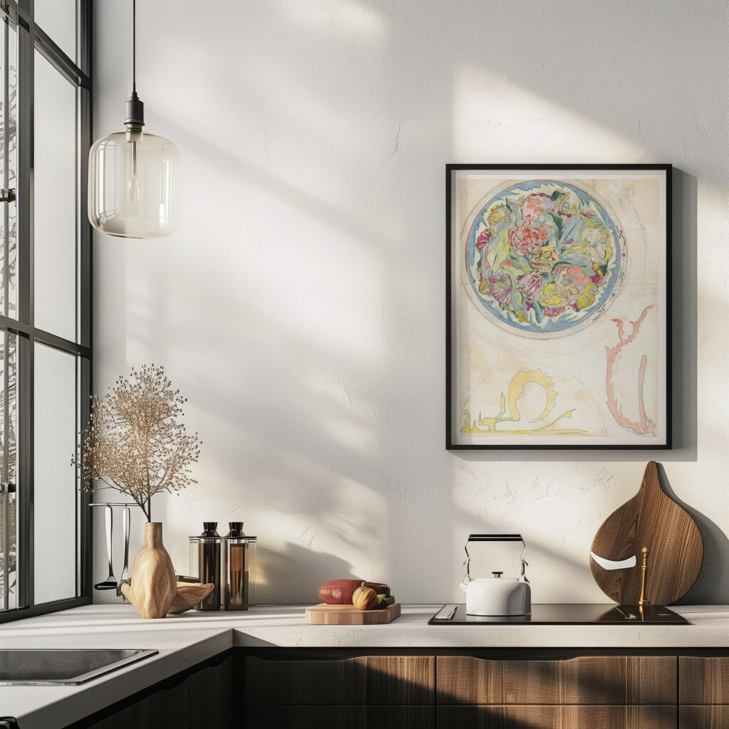 Drie ontwerpen voor aardewerkdecoratie voor schotel 1918 03 15 Theo Colenbrander 6 mockup