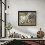 Drie paarden in een landschap 1918 Leo Gestel 6 mockup