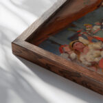 Druzbowie 1918 1922 Wlodzimierz Tetmajer close up dark wood mockup