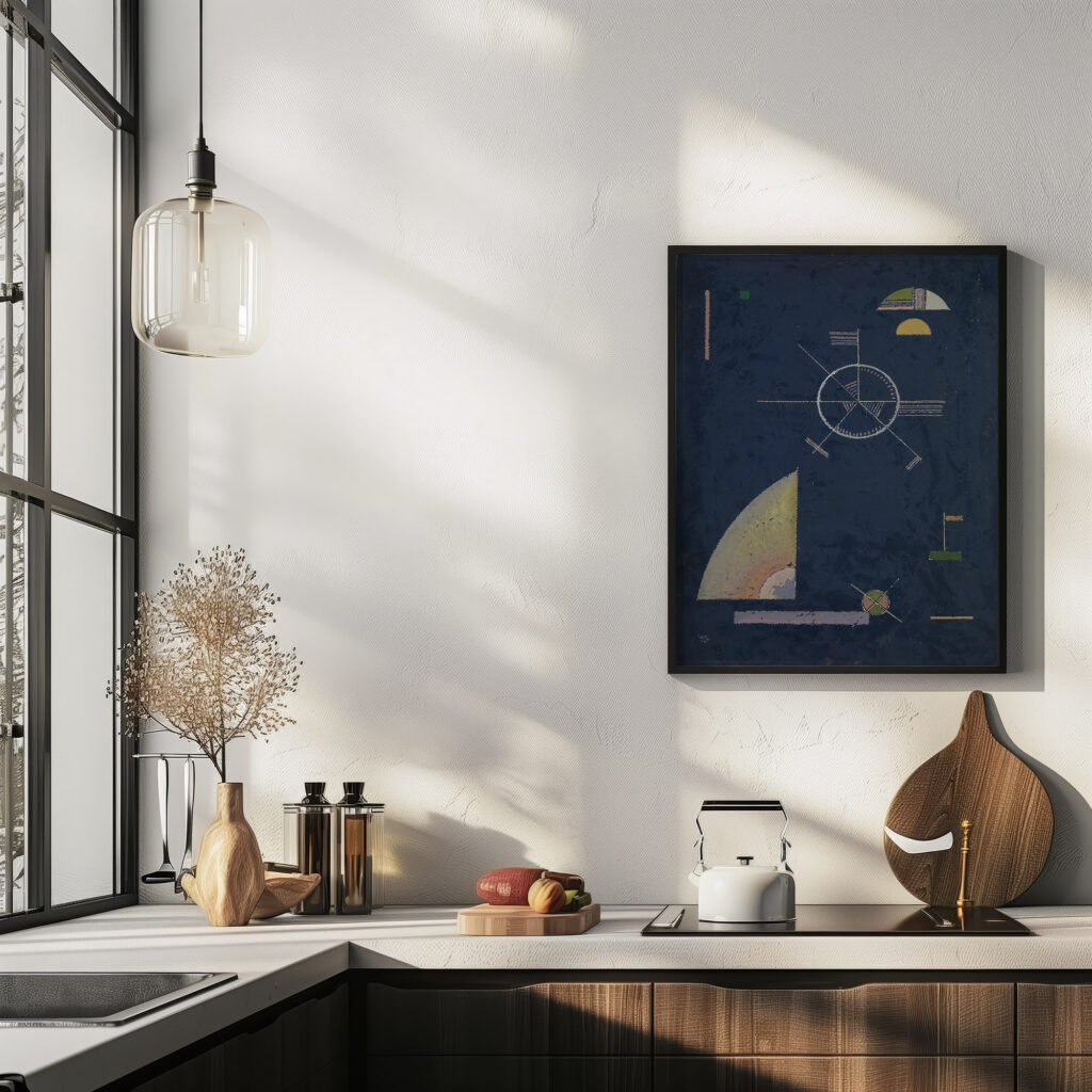 Dull gray 1930 Wassily Kandinsky 6 mockup