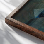 Dunenfriedhof 924 Paul Klee close up dark wood mockup