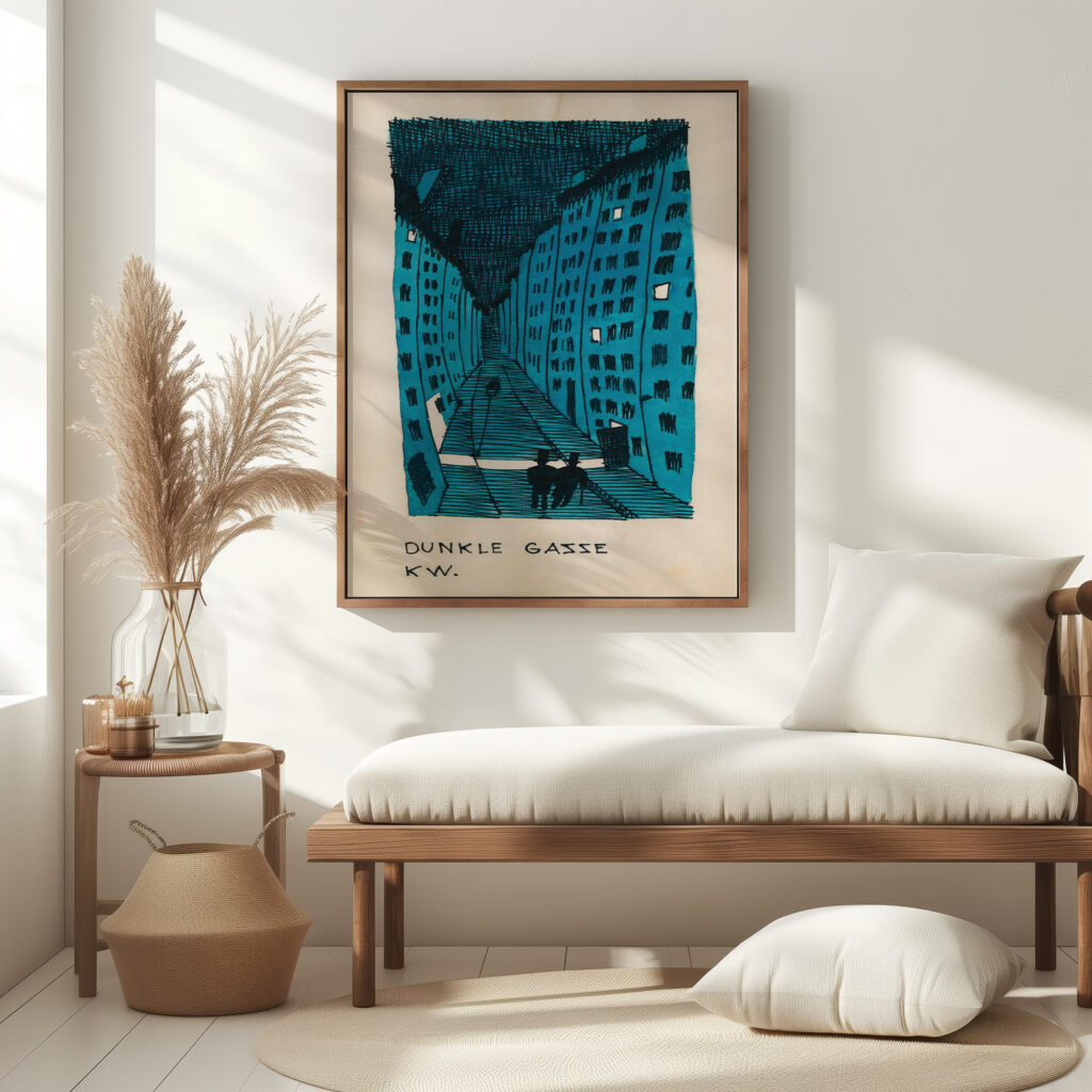 Dunkle Gasse around 1922 Karl Wiener 5 mockup