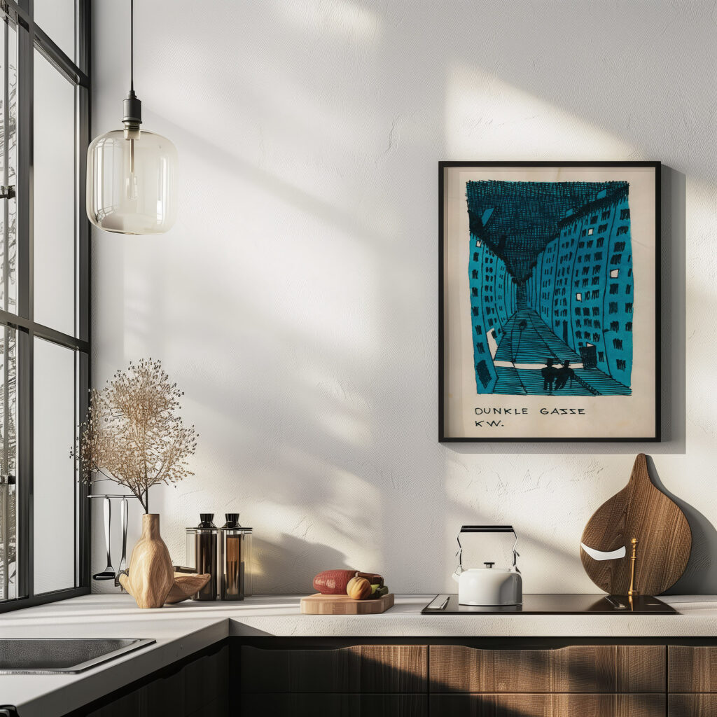 Dunkle Gasse around 1922 Karl Wiener 6 mockup