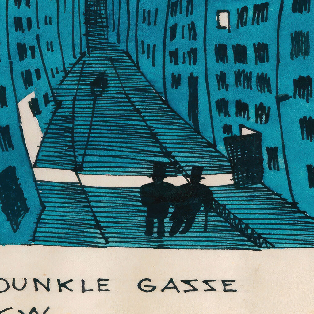 Dunkle Gasse around 1922 Karl Wiener 8 mockup