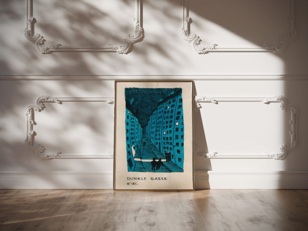 Dunkle Gasse around 1922 Karl Wiener video mockup