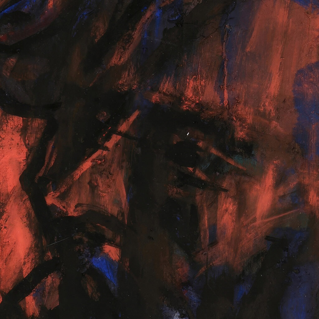 Dunkle Kopfe auf Rot 1928 Christian Rohlfs 8 mockup