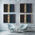 Dunkle Seiten Dark Sides 1931 Wassily Kandinsky framed posters mockup