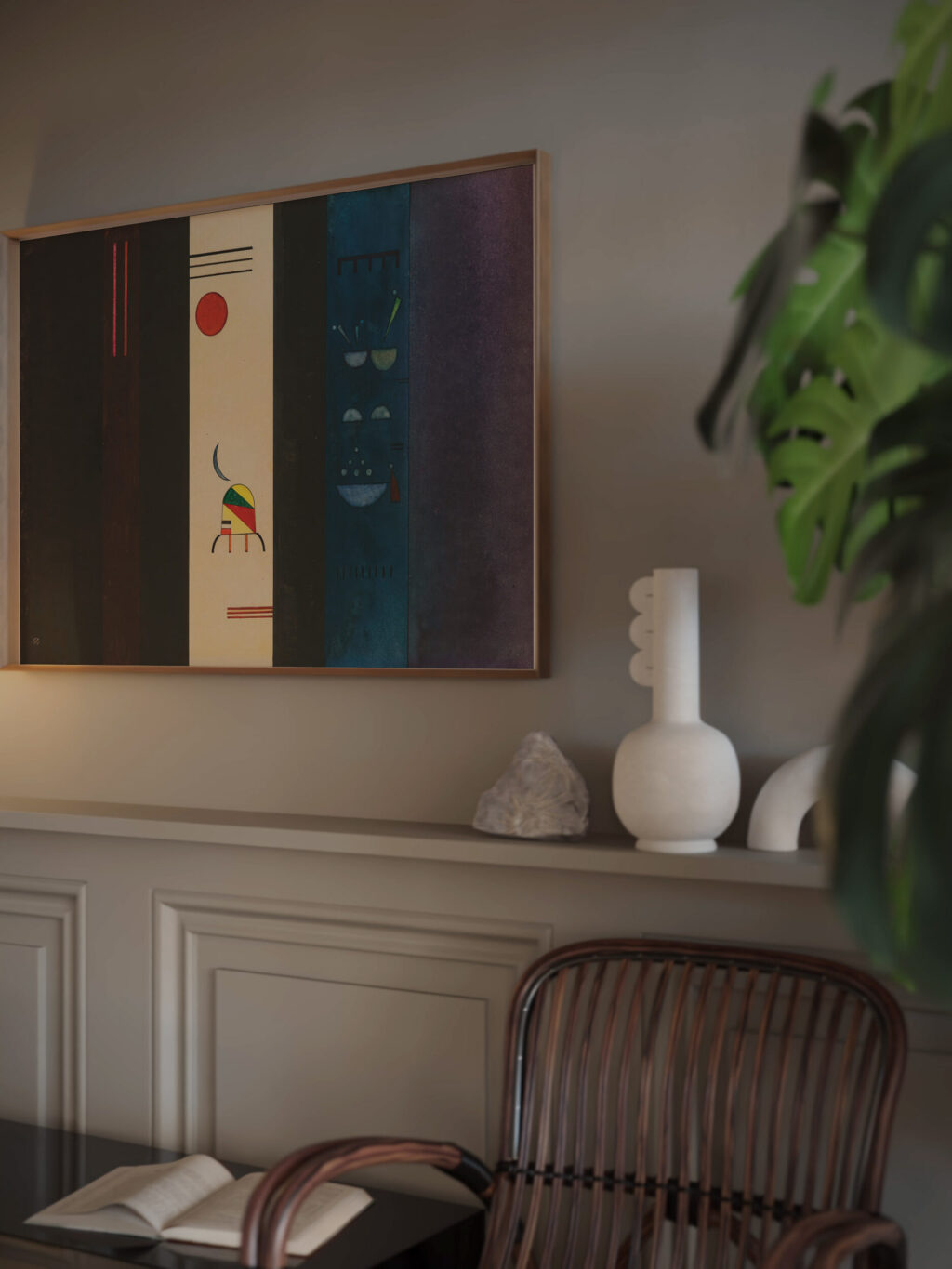 Dunkle Seiten Dark Sides 1931 Wassily Kandinsky video mockup