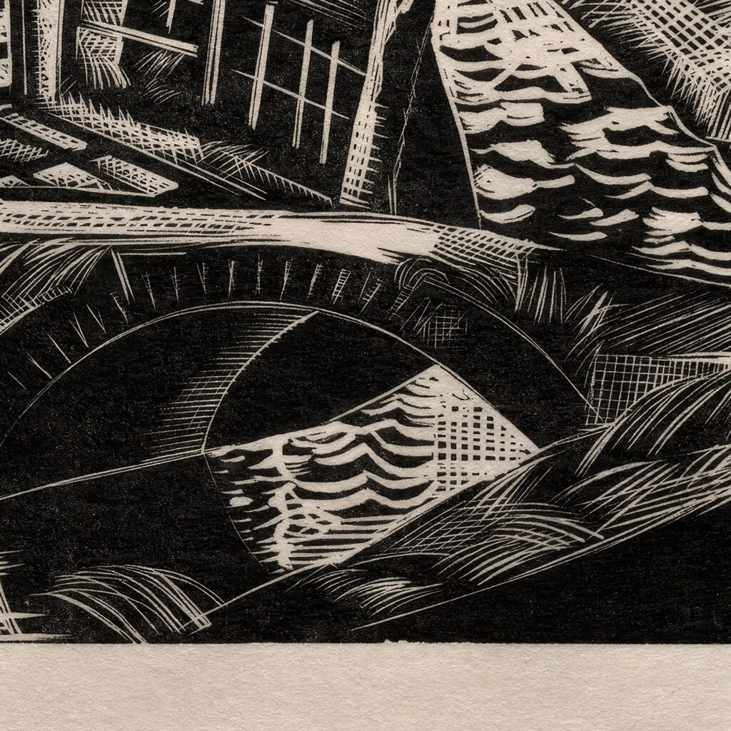 Dyke by the Road 1922 Paul Nash 8 mockup