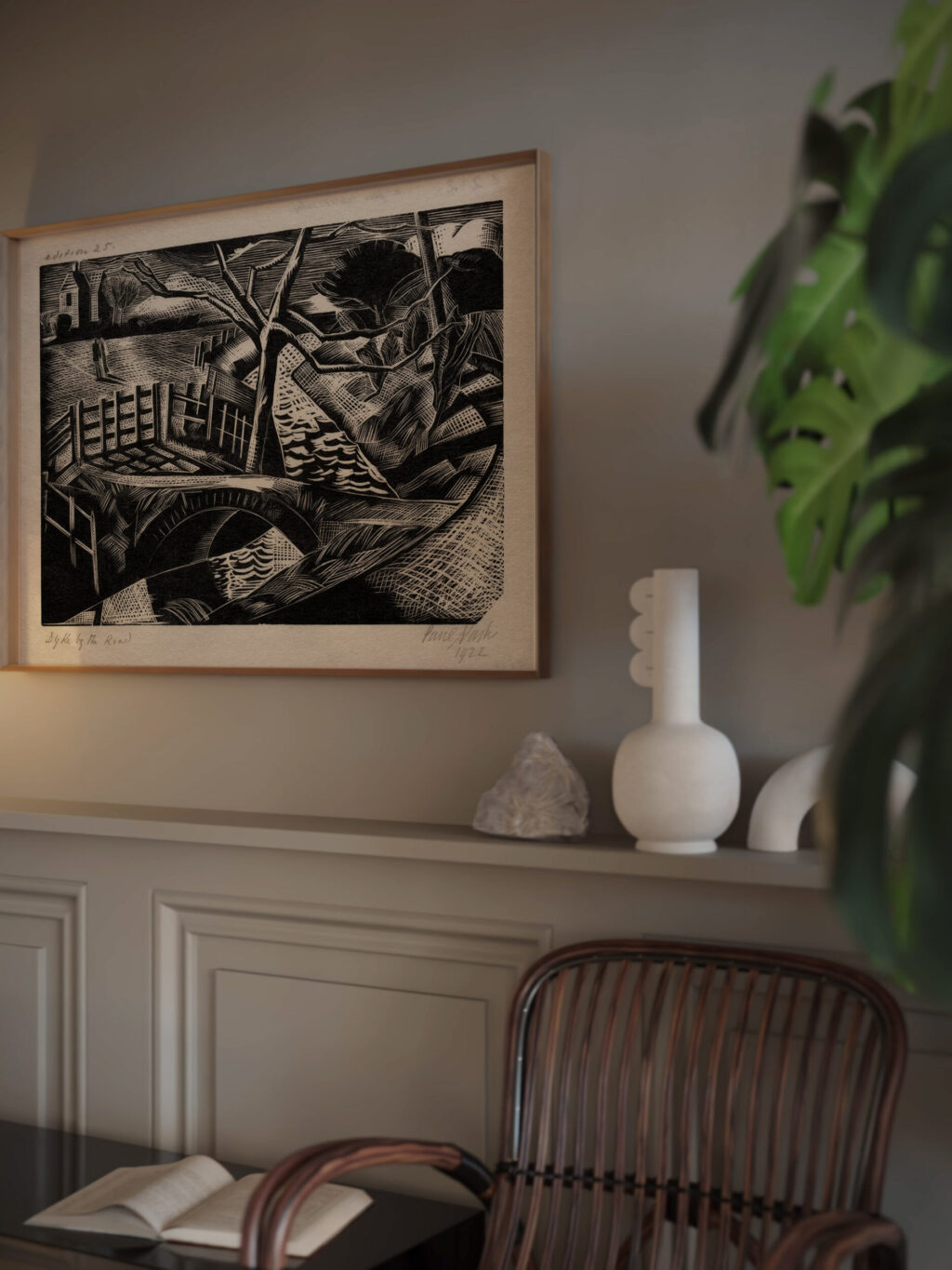 Dyke by the Road 1922 Paul Nash video mockup