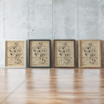 Dynamic Model 1919 Kazimir Malevich framed posters mockup