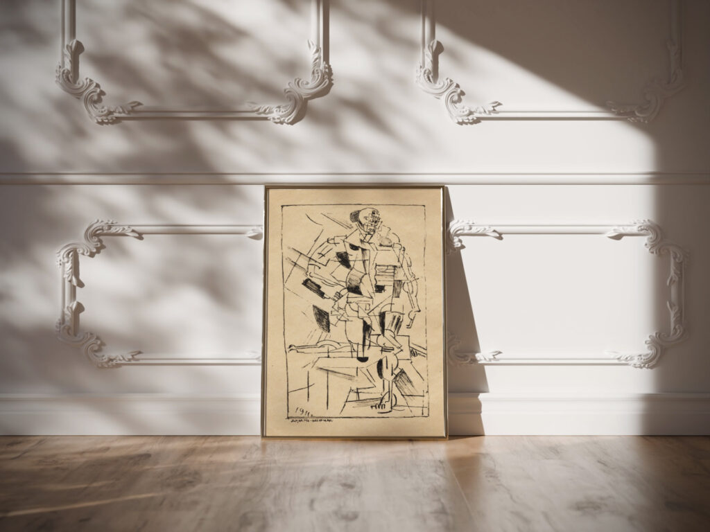 Dynamic Model 1919 Kazimir Malevich video mockup