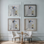 Dynamic Suprematism 1916 Kazimir Malevich framed posters mockup