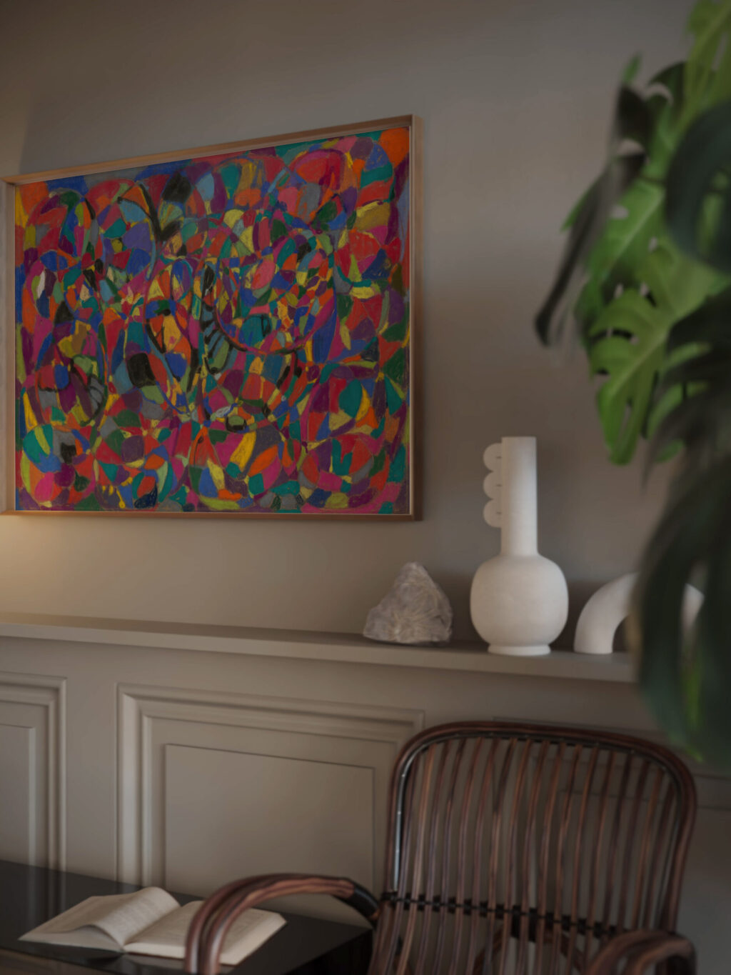 Dynamische Kreisrhythmen Circa 1930 Adolf Holzel video mockup