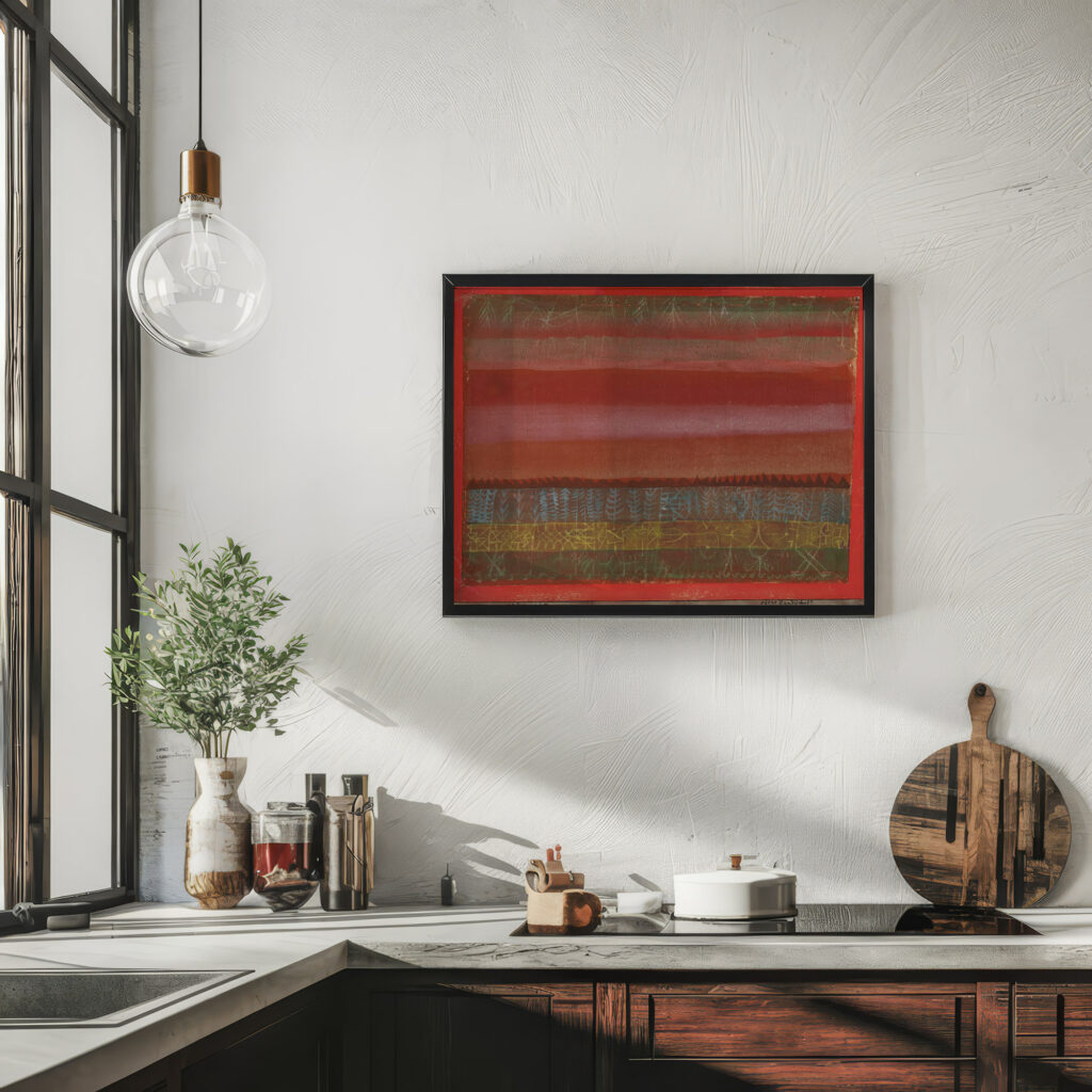 Ebene Landschaft Flat Landscape 1924 Paul Klee 6 mockup