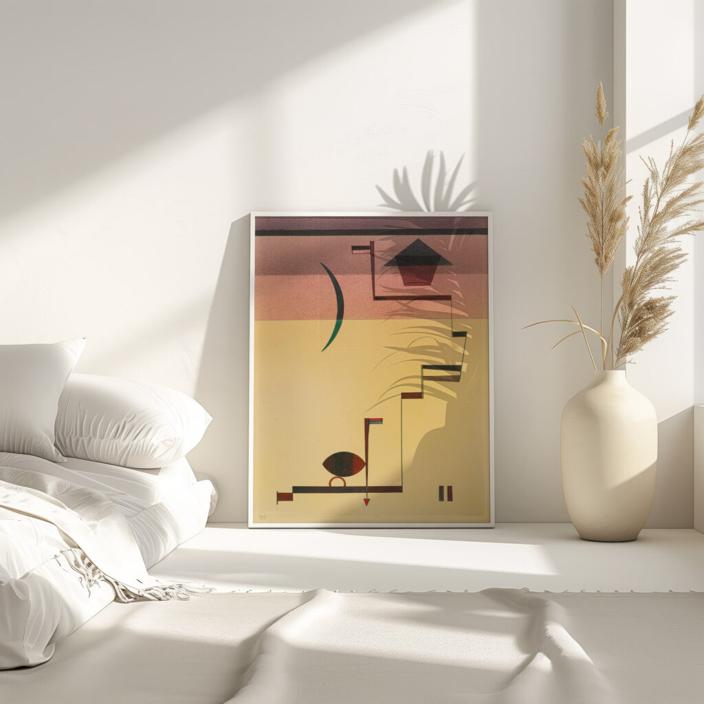 Eckig Angular 1931 Wassily Kandinsky 4 mockup