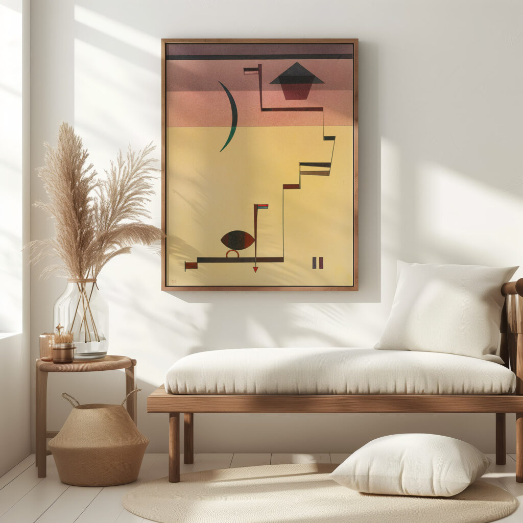 Eckig Angular 1931 Wassily Kandinsky 5 mockup