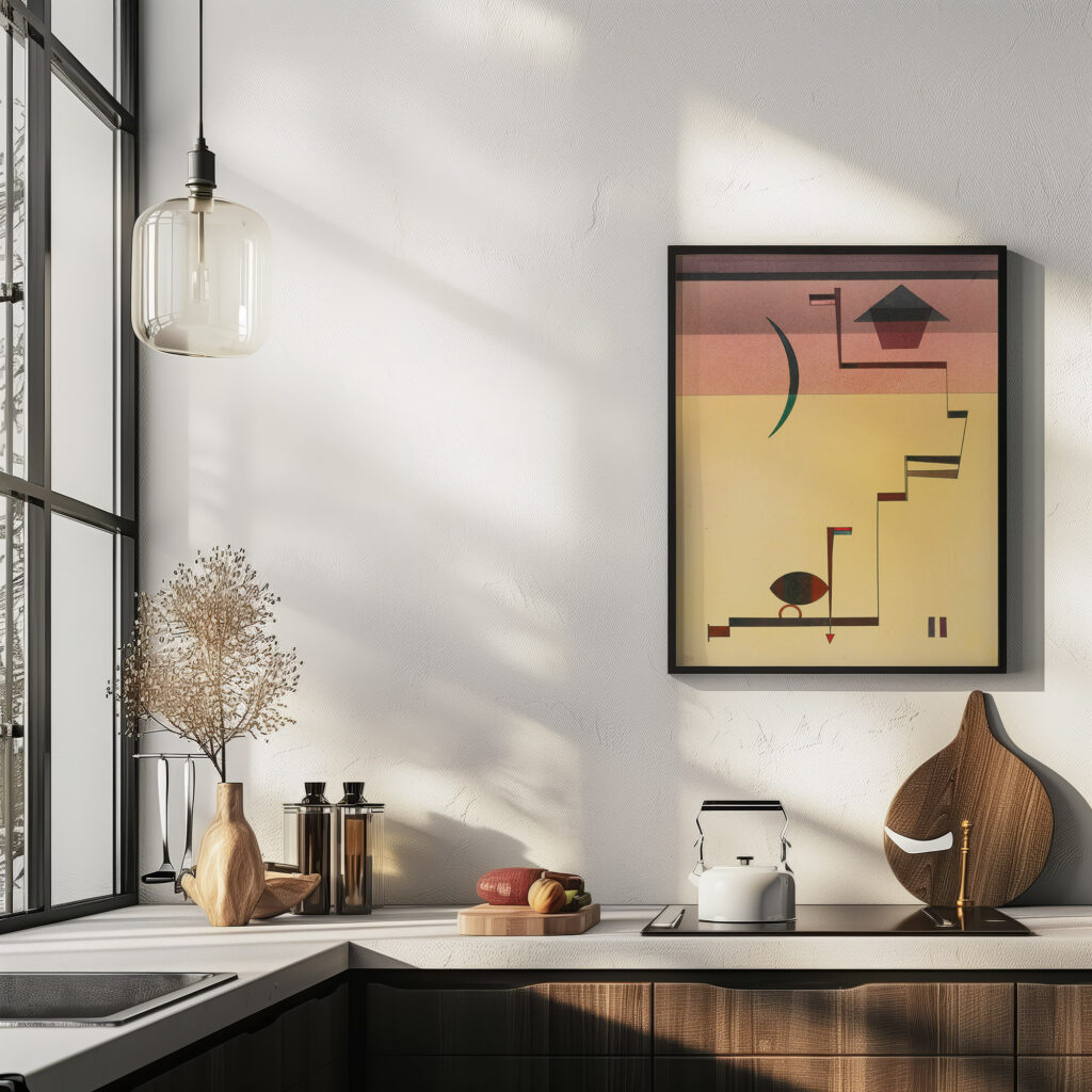 Eckig Angular 1931 Wassily Kandinsky 6 mockup