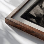 Ecstasy 1916 Arthur Bowen Davies close up dark wood mockup