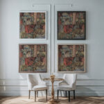 Edge of the Village Fabrikstadt before 1922 Albert Bloch framed posters mockup