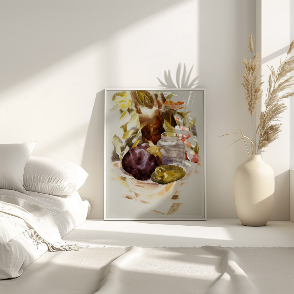 Eggplant and Green Pepper 1925 Charles Demuth 4 mockup Eggplant and Green Pepper 1925 Charles Demuth 4 mockup