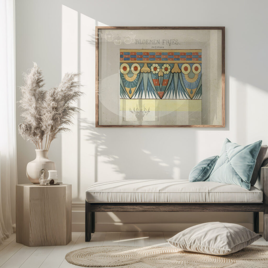 Egyptisch bloemenfries 1890 Johanna van de Kamer 5 mockup