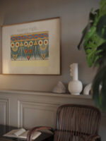 Egyptisch bloemenfries 1890 Johanna van de Kamer video mockup