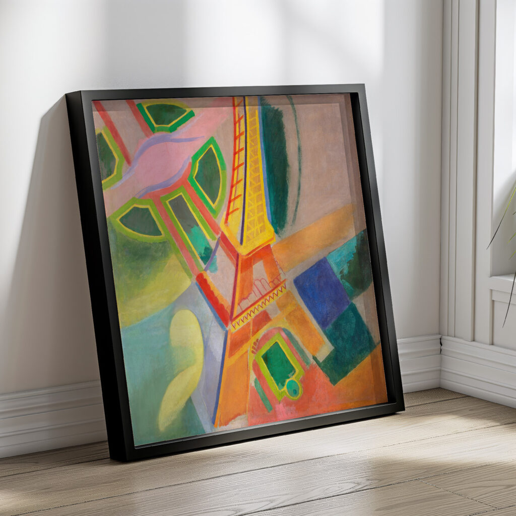Eiffel Tower 1924 Robert Delaunay 4 mockup