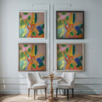 Eiffel Tower 1924 Robert Delaunay framed posters mockup