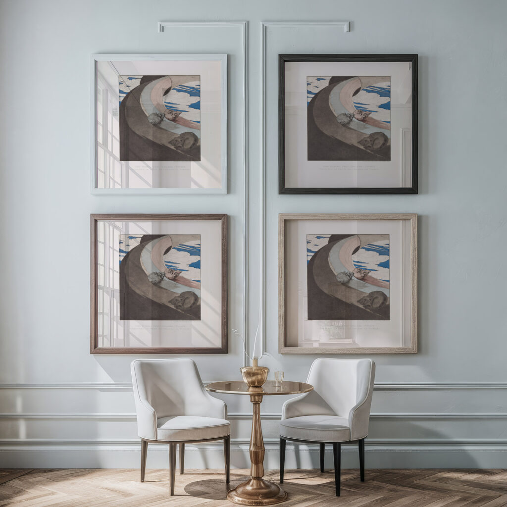 Ein moderner Totentanz dabei Ders. Die Wiedertaufer. 2 Tle. 1895 1912 Josef Sattler framed posters mockup