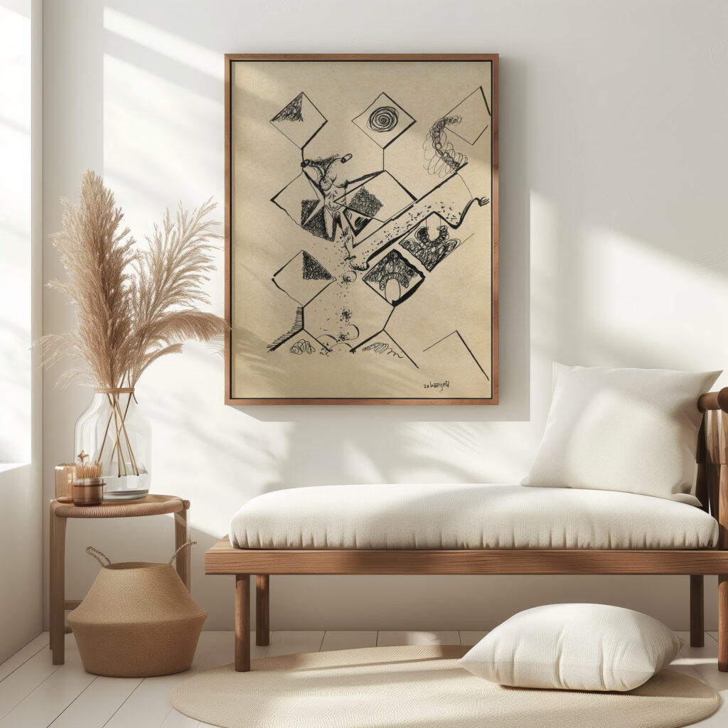 Eine Frau 1920 Johannes Theodore Baargeld 5 mockup