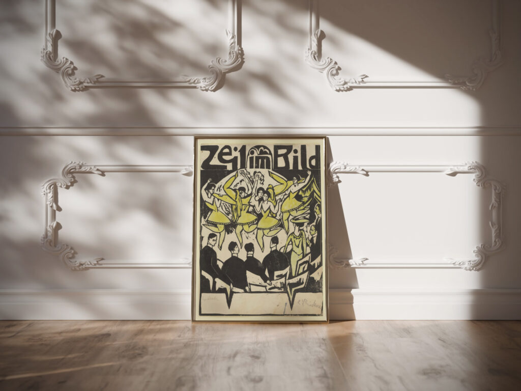 Eispalast Tanze 1912 Ernst Ludwig Kirchner video mockup