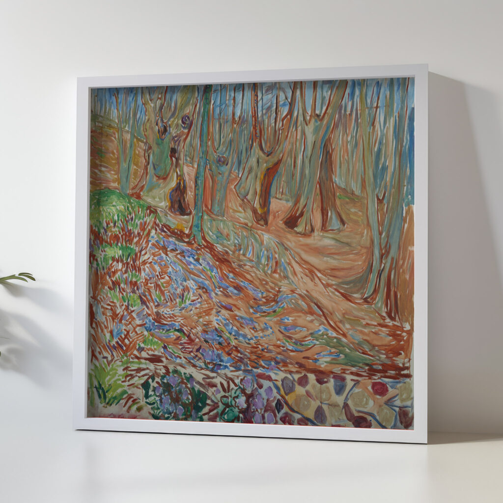 Elm Forest in Spring ca. 1923 Edvard Munch 5 mockup