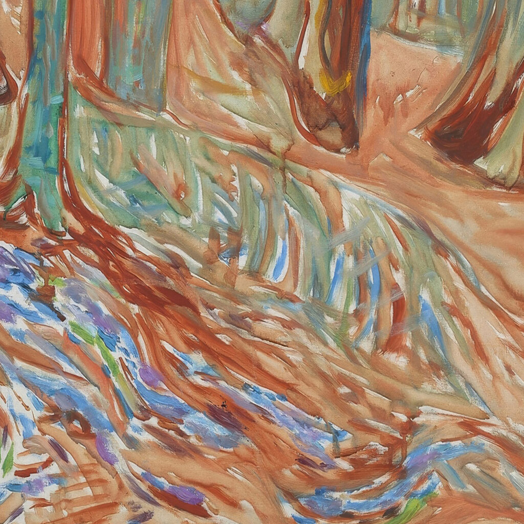 Elm Forest in Spring ca. 1923 Edvard Munch 8 mockup