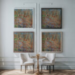 Elm Forest in Spring ca. 1923 Edvard Munch framed posters mockup