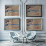 Embarcation sur la mer 1899 Henri Edmond Cross framed posters mockup