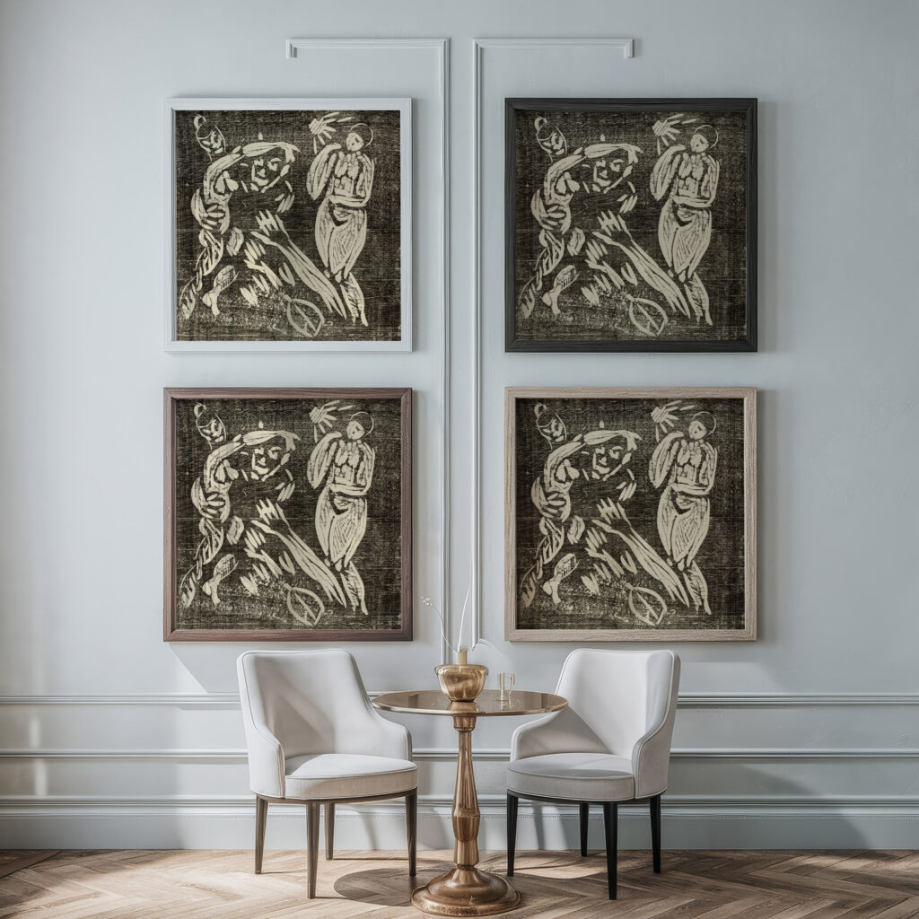 En vandmolle 1620 – 1674 Allaert van Everdingen framed posters mockup