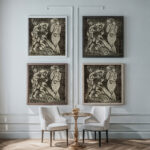 En vandmolle 1620 – 1674 Allaert van Everdingen framed posters mockup